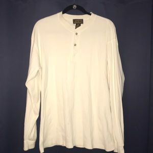 Eddie Bauer Henley-ivory-Vintage